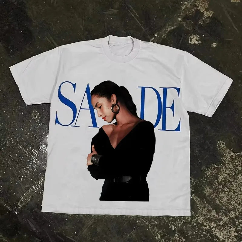 SADE BLUE Y2K Tee
