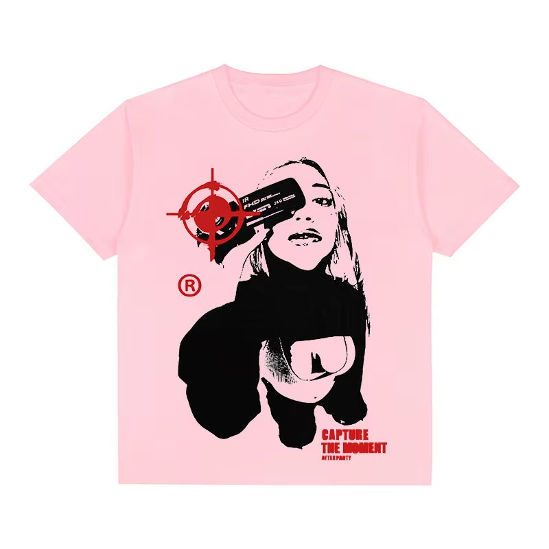 Y2K Band Punk Graphic Tee