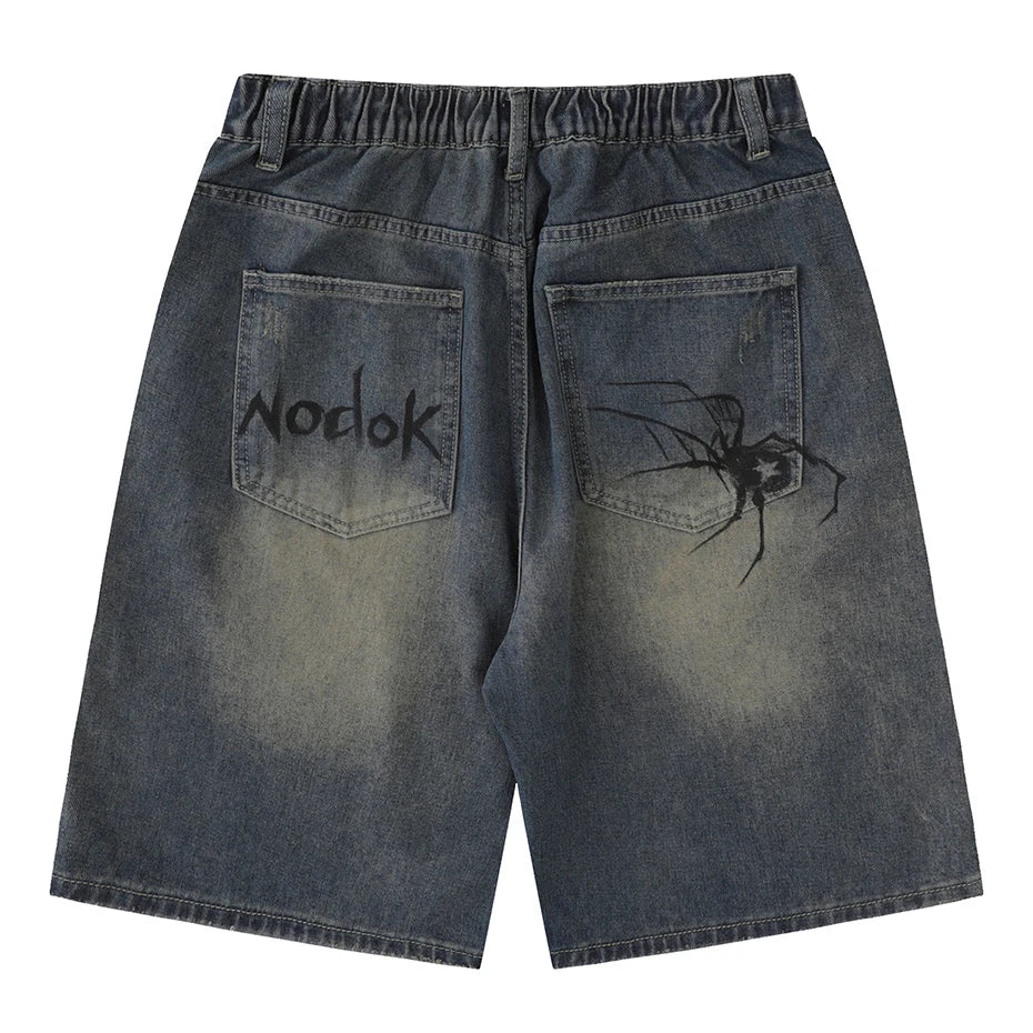 Spider Cobweb Jorts
