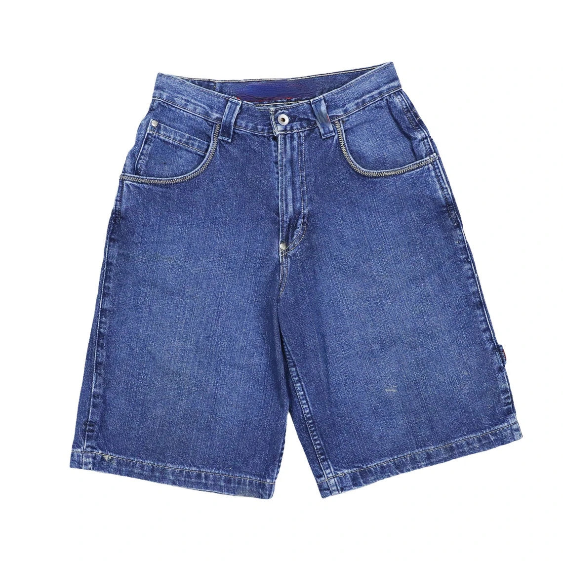 Dragon Embroidery Denim Shorts