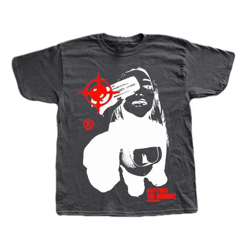 Y2K Band Punk Graphic Tee