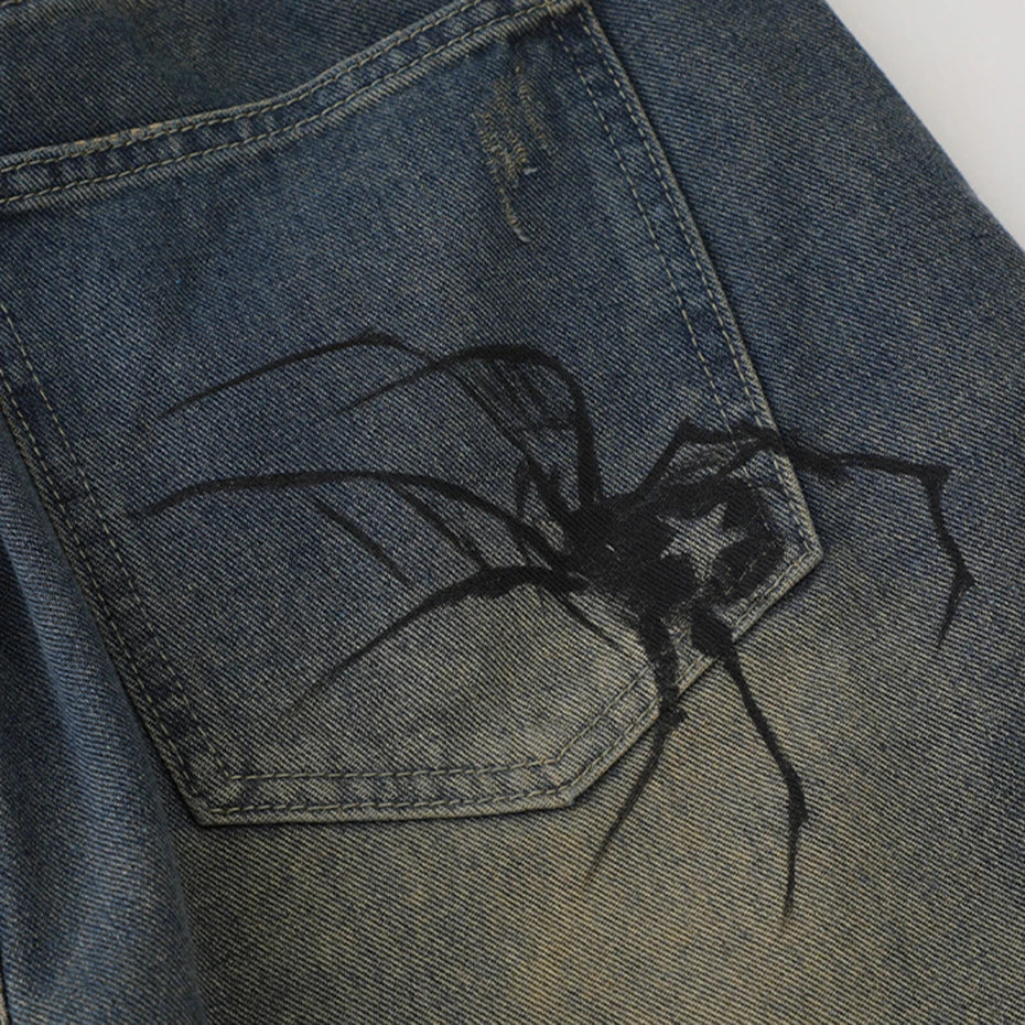 Spider Cobweb Jorts