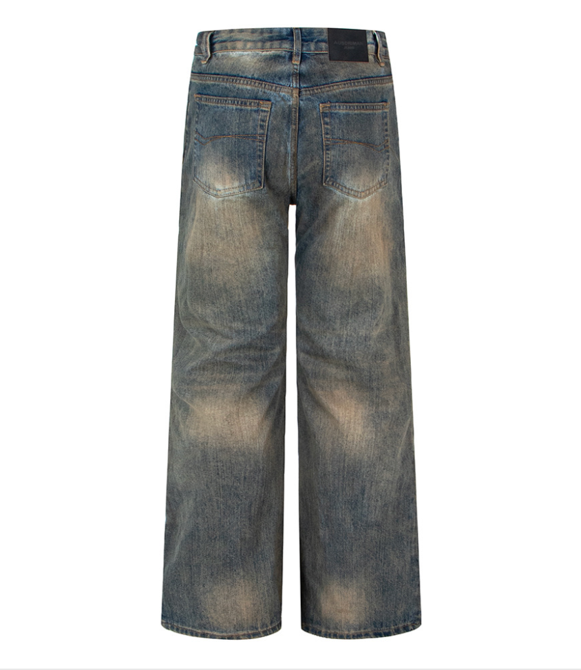 Acid Wash Denim Jeans