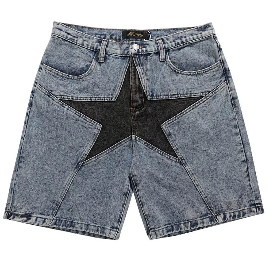 Star Patchwork Jorts