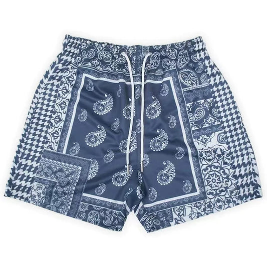 Paisley Blue Shorts