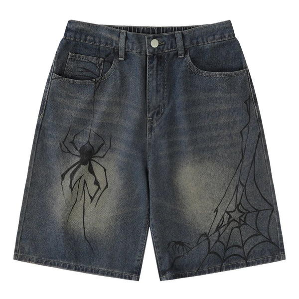 Spider Cobweb Jorts