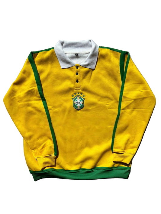 2000S Retro Trendy Cartoon Embroidery Pullover Punk Hip-Hop Street Casual Couple Long Sleeved T-Shirts outside Simple Sweatshirt