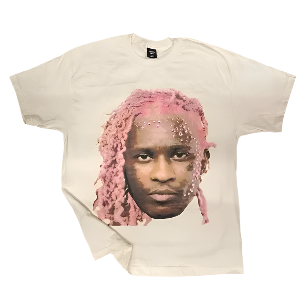 Young Thug Pink Full Face Tee