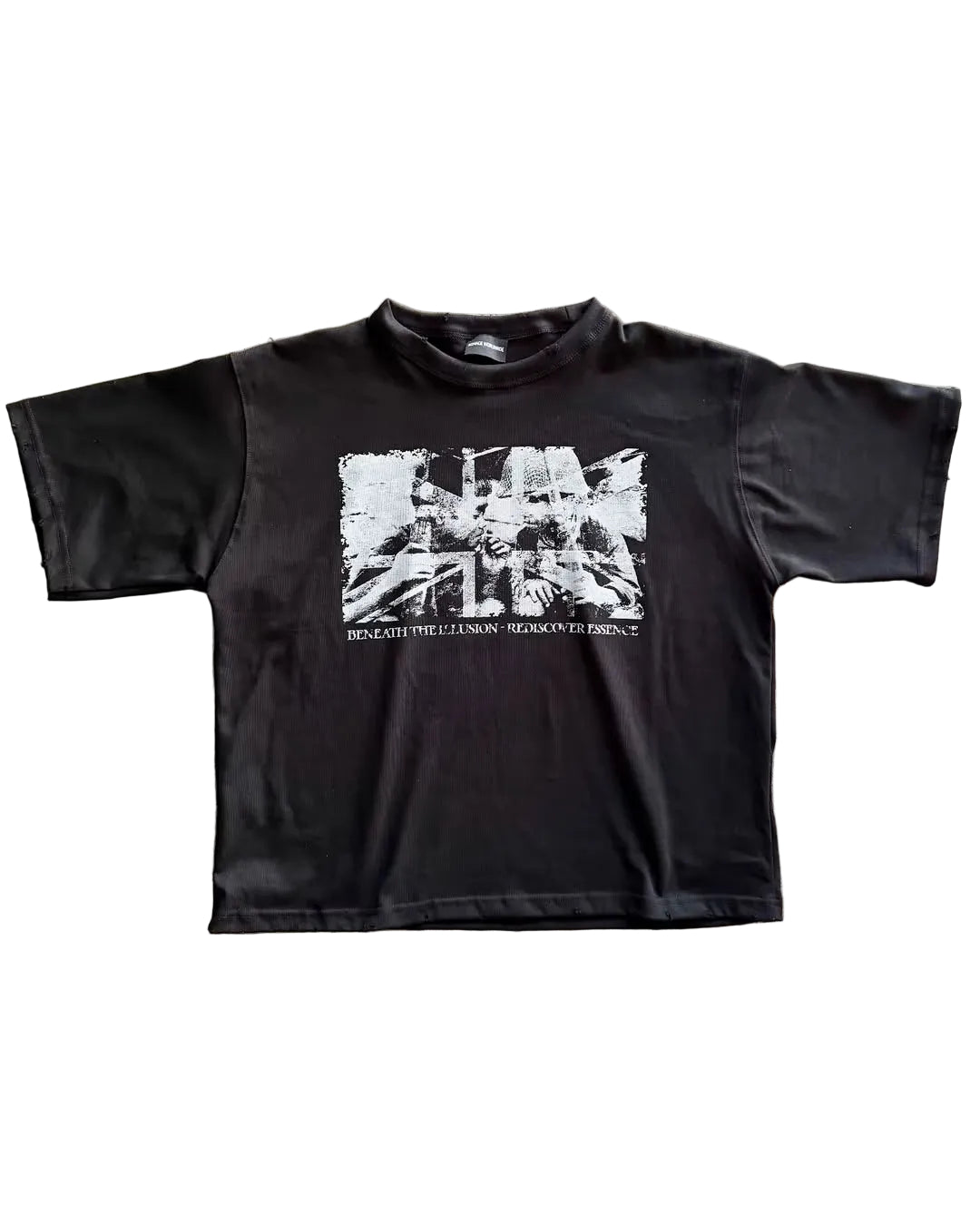 Harajuku Hip Hop Vintage Sweatshirts Print Graphic T Shirts Men Clothing Street Oversized T Shirt Casual Y2K Top Mens Clothes