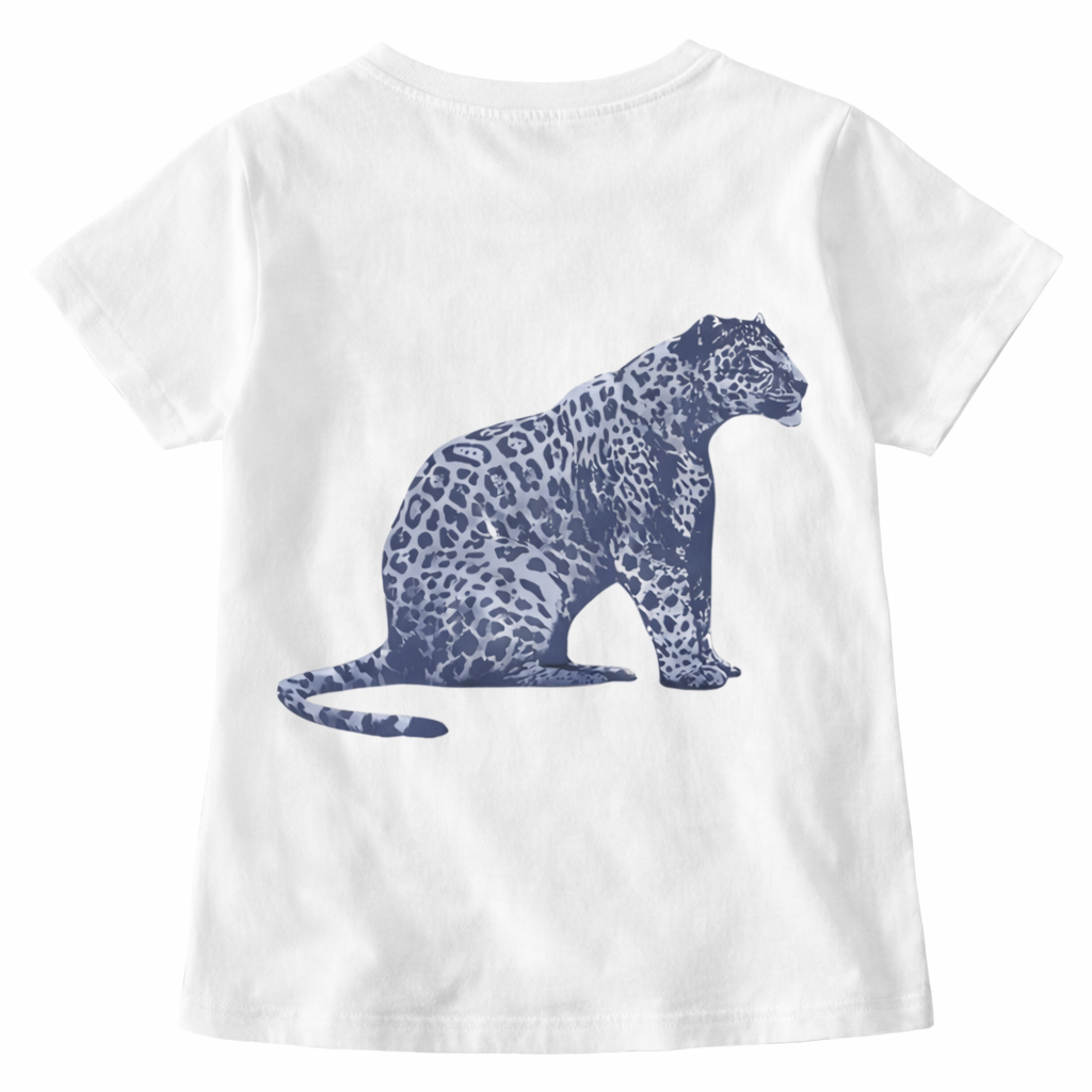 Blue Leopard Tee