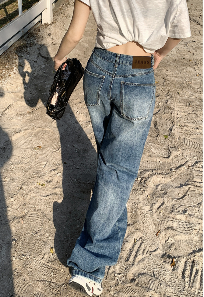 Vintage Low Rise Denim Jeans