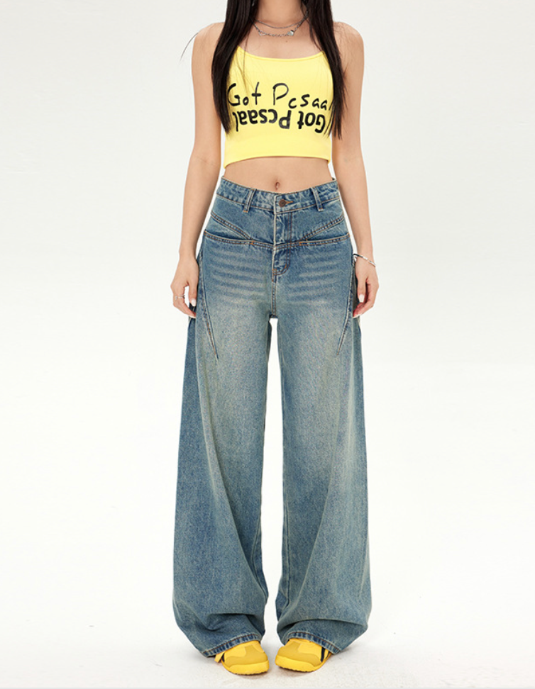 90's High Rise Denim Jeans