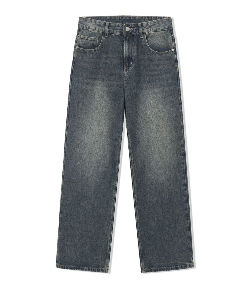 Wide Leg Denim Jeans