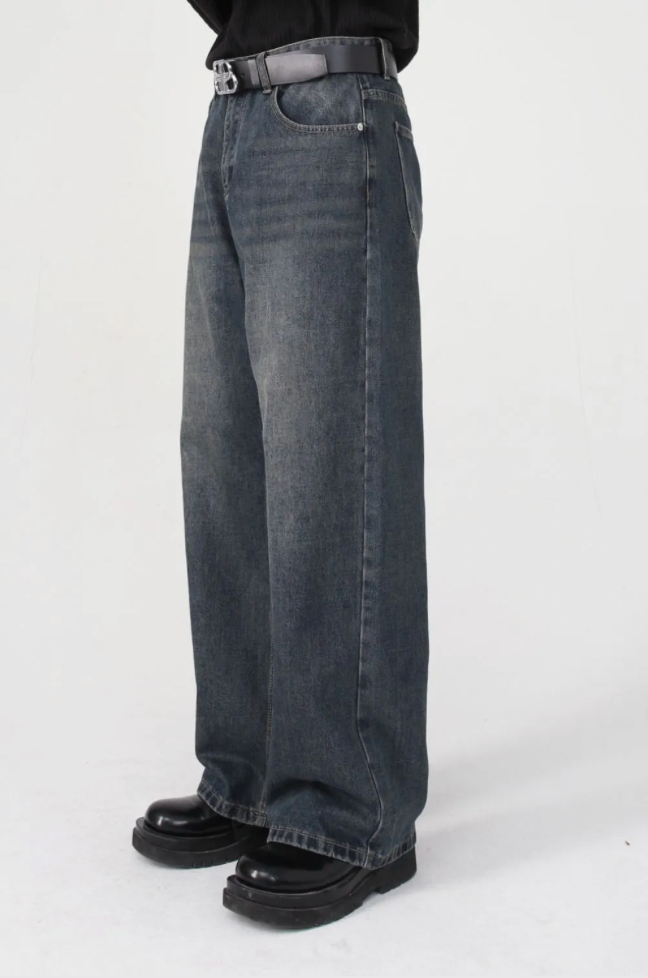Wide Leg Denim Jeans