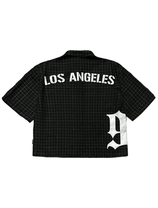 'Los Angeles' Plaid Polo