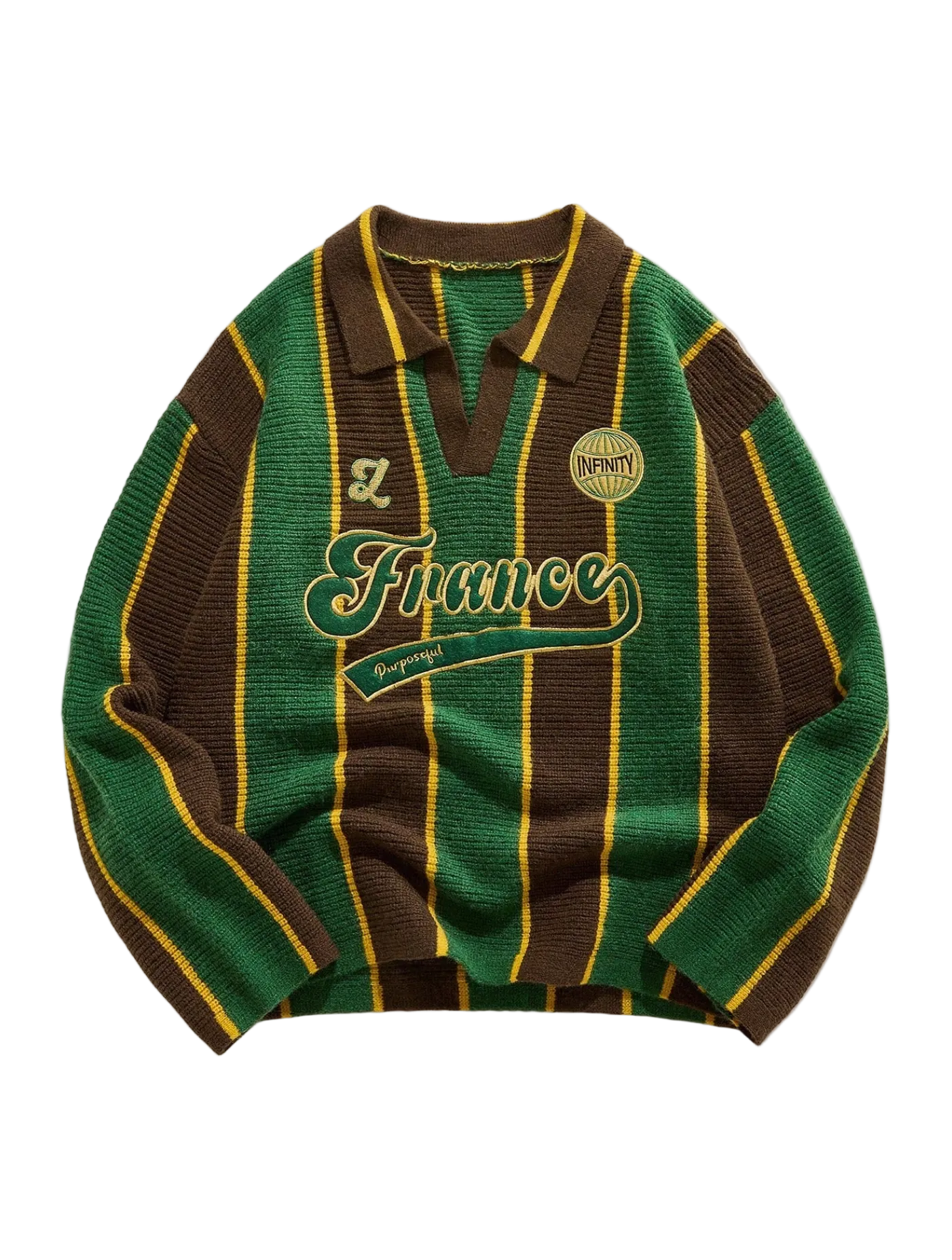 'France' Knitted Soccer Polo